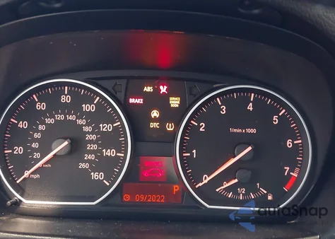 2009 BMW 128I из США, поврежденный, VIN WBAUP93549VF48396